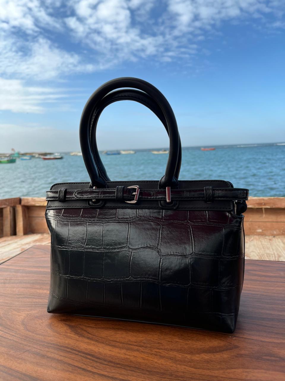 شنطة كروس جلد اسبانى ديفيد جونز