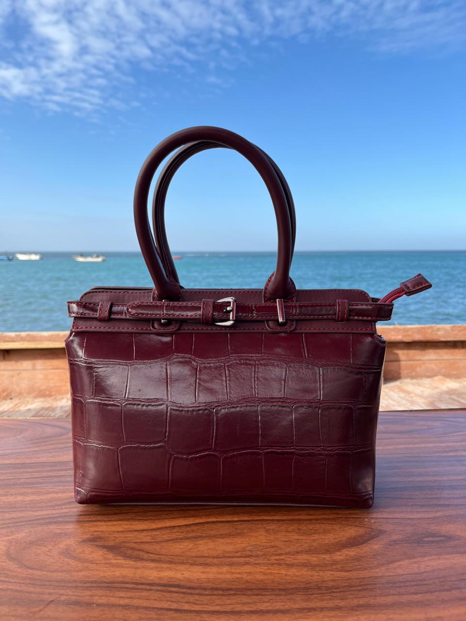 شنطة كروس جلد اسبانى ديفيد جونز